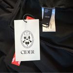 Cider  Black Mesh Mid Rise Ruffle Maxi Skirt Photo 8