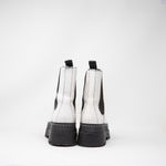 Marc Fisher Pauline Chelsea Leather Pull On Ankle Platform Moto Boots Shoes 7 Photo 2