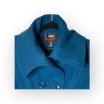 Miss Sixty ☻︎ Wool Double Breasted Pea Coat w/ Stitch Detail ☻︎ Aegean Blue ☻︎ S Photo 3