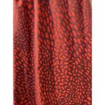 Pact Small Rococco Red Whirlpool Gianna Jumpsuit Cowl Neck Sleeveless Wide Leg Photo 5