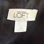 Loft Ann Taylor  short black long sleeve collared single breasted coat women's 8 Photo 9