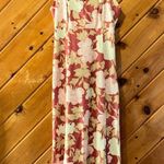 Ryegrass linen blend peasant chic pink floral midi dress NWT Size XS Photo 1