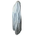 Adonna  Sleepwear Womens Blue Floral Long Nightgown Size Medium‎ Photo 2