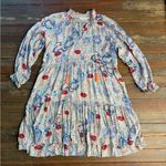 Roller Rabbit  Floral Tiered Bohemian Tassle Dress ~ Size Small 🧡🍄 Photo 7