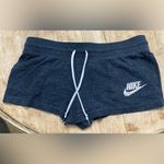 Nike ‎ Women’s Sz L Dark Heather Gray Gym Vintage Shorts Photo 2