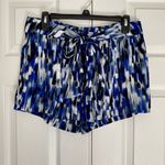 Harlowe $ Graham Harlowe & Graham Blue & Black Shorts Size Small Photo 0