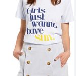 J.Crew  GIRLS JUST WANNA HAVE SUN TEE IN SHALE BLUE  Photo 0