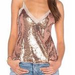 Free People Rose Gold Sequin Tank Photo 0