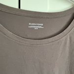 Eileen Fisher  Organic Cotton Stretch Jersey Dress - Grey Size XS Photo 2