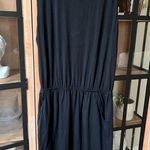 Tommy John dress Pima tshirt tank sleeveless Second Skin Cinched modal Pockets Black Size M Photo 1