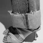 ZARA pink thick strap mule heel sandals blogger style | US 10, EU 41 Photo 7