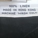CDG 100% Linen Vintage Jacket Blazer Hong Kong 8 Black Photo 4