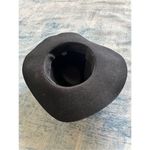 Black 100% Wool Felt Cowboy Rancher Hat Photo 6