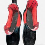 Ralph Lauren Lauren Tally Black and Red Winter Chelsea Rain Boots Sz 10 Photo 4