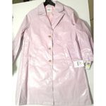 New NWT $495 Jane Post Iconic Light Slicker Rain Coat Trench Womens M Blush Pink Size M Photo 5