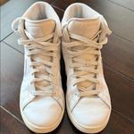 Nike Court Royale Triple White Leather High-Top Sneakers Size 8.5 Photo 1