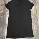Time & Tru NWT Short Sleeve Dress Black Shirt Style Size Medium 8-10 Photo 7
