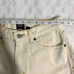 Urban Outfitters BDG Cream Distressed Raw Hem High Rise Cowboy Jeans 26 Photo 4