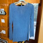 Scandal Made In Italy Blue Long Sleeve to 3/4 Sleeve Tunic Dress Teal Size Small Photo 6