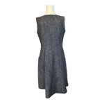 Nooworks  Dark Blue Denim Sheath Sleeveless Dress M Photo 2