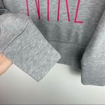 Nike Dri Fit Grey Pink Logo Hoodie Sz Medium Photo 8