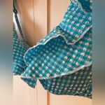 Lilly Pulitzer ‎ Blue White NWOT Women’s Aelin Crinkle Gingham Bikini Top Size 10 Photo 11