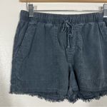 Bella Dahl  Grey Frayed Hem Short Photo 3