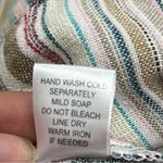 For Cynthia  Striped Linen blend Pants w/pockets Size medium drawstring Photo 10