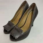 Nine West  Peep Toe Oxford style Chunky Heels Size 8 D17 Photo 1