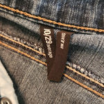 Nine West Denim Pedal Pushers Size 10 Cuffed Long Denim Shorts Photo 5