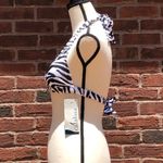Catalina  Zebra Print Festival Vintage Dead Stock Bikini Halter Top  Sz S NWT Photo 4