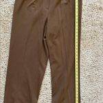 Focus 2000 Women’s Dress Pants Size 16W Brown Flat Front Stretch Slacks Photo 2