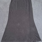 Eileen Fisher  Skirt Fine Jersey Straight Midi Gray Size Large Photo 0