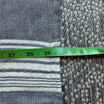 Surf Gypsy Dusty Blue & White Striped Tassel Trimmed Coverup - Size Medium Photo 5