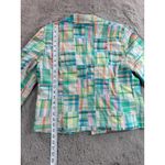 Talbots Women's Double Breasted Plaid Patchwork Blazer Jacket Size 12 Career Photo 10