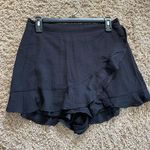 Altar'd State Ruffle Black Skort Photo 0