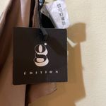 Womens New G Edition Cami Satin Chain Halter Top Goat Tan Size XS Photo 3