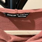 SheIn  Dusty Rose Sleeveless hoodie Dress Photo 3