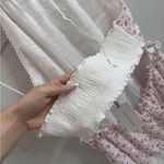 Love Shack Fancy NWT Kesia halter dress in Poppy Pink - size M - lace floral girly Photo 5