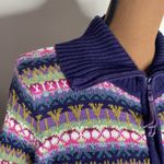 Tiara International  fair isle Nordic sweater size S Photo 80