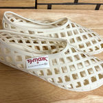 Nicole Miller  Rarri Ivory‎ Woven Jelly Flats Size 8 Photo 0
