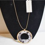 NWT Canvas Modish 34" Snake Skin Pendant Gold Tone Snake Chain Necklace Photo 0
