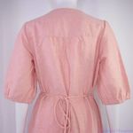 Madewell NEW  Linen-Blend Puff-Sleeve Tassel-Tie Jumpsuit,‎ size M Photo 11