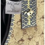 Baby Phat Vintage  Snake Skin Shoulder Hand Bag Gold Black White Stones NWT RARE Photo 13