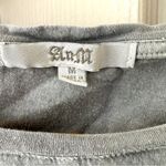 ANM grey cropped short sleeved shirt Gray Size M Photo 6