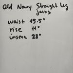 Old Navy  Women’s O.G.Straight High Rise Secret Slim Pockets Medium Wash Jeans 8 Photo 12