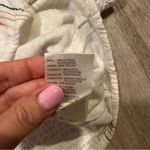 Free People Seratonin Corset Top Shirt Blouse Linen Ivory Combo XS Photo 6