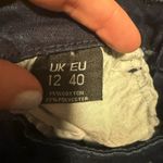 Nasty Gal Dark Blue Flare Jeans Photo 5