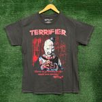 Bloody Disgusting x Terrifier Art the Clown Horror T-Shirt Size Medium Photo 0
