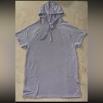 Athleta Women’s Cabana Tunic Hoodie Relaxed Oversized Muted Lilac Size XLarge Photo 2